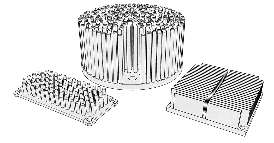 鏟削式散熱片 & IGBT冷鍛式散熱片 / 冷卻板